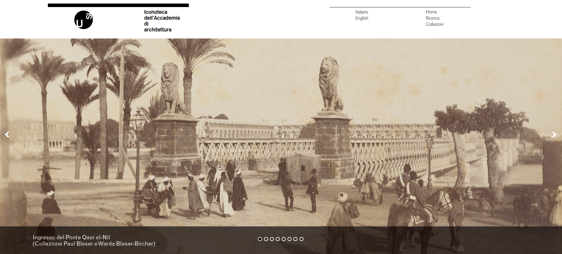 Homepage iconoteca USI